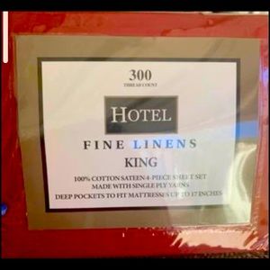 300 Count King Size Sheet Set